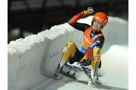 Deutsche Rodler mit Sieg in der Teamstaffel