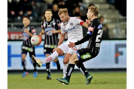 In der ersten Hälfte konnten die Grazer noch halbwegs mithalten...