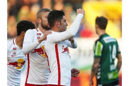 Jonatan Soriano sorgte für die Führung. Nach dem schnellen Ausgleich drehte Salzburg dann so richtig auf.