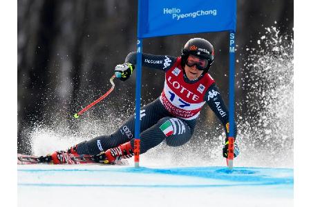 Ski alpin: Goggia gewinnt bei Olympia-Test auch Super-G - Rebensburg 7.