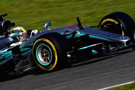 Mit einer Zeit von 1:20,456 Minuten belegte Lewis Hamilton am Ende einer arbeitsreichen Session den dritten Rang.