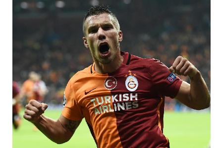 3:2 gegen Genclerbirligi:
Podolski mit fünftem Saisontreffer für Galatasaray