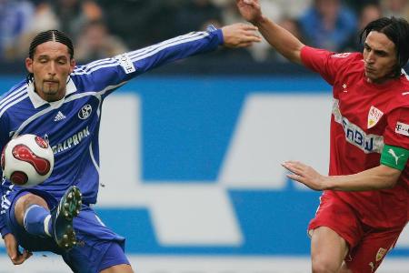 ... zum Teil machte Kurányi auch mit geflochtener Mähne von sich reden.