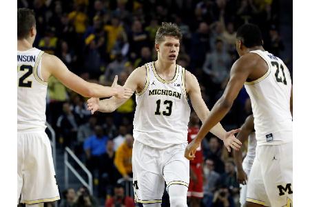 March Madness: Basketballer Wagner mit Michigan in Runde zwei