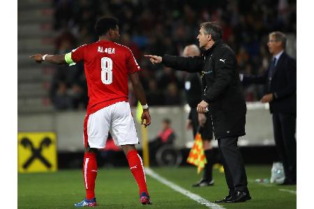In der österreichischen Elf passte anfangs wenig zusammen, zudem gingen die Finnen hart in die Partie. David Alaba und Teamc...