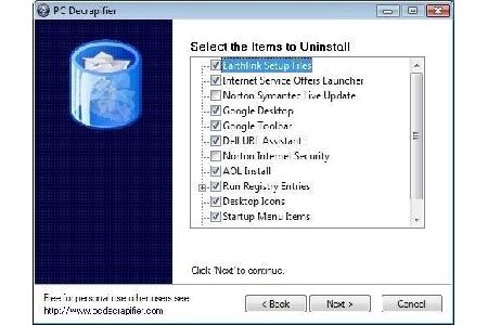 Bloatware wird von PC Decrapifier zuverlässig erkannt und entfernt.