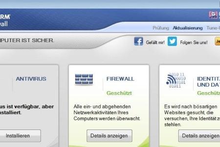 Zonealarm Firewall - Sollten Sie kein Komplett-Paket mit integrierter Firewall verwenden und der Firewall von Windows nicht ...