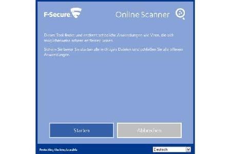 F-Secure Online Scanner - Der F-Secure Online Scanner ist ein kleines Sicherheits-Tool aus dem Freeware-Bereich, das Ihren C...