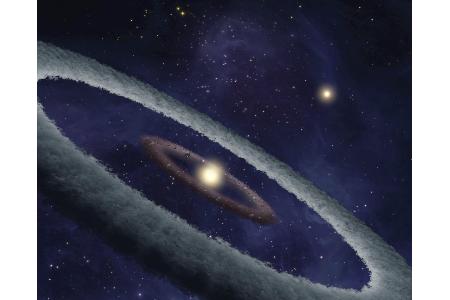 Planetengeburt in den tiefen des Alls