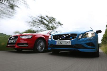 Audi S4 3.0 TFSI, Volvo S60 T6 Polestar, Kühlergrill