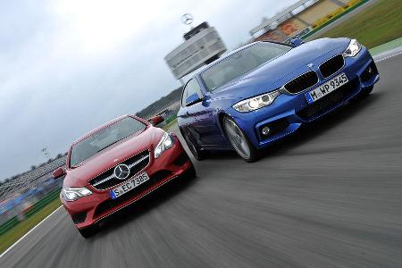 BMW 435i Coup, Mercedes E 400 Coup,