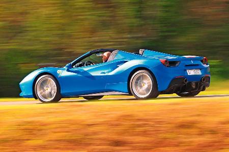 Ferrari 488 Spider, Seitenansicht