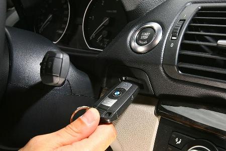 Gestartet wird per Knopfdruck.