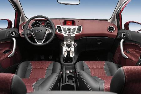 Futuristisches Cockpit.