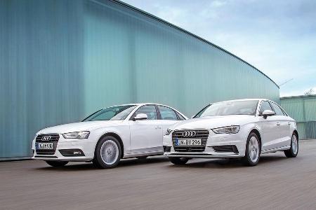 Audi A3 2.0 TDI, Audi A4 2.0 TDI, Frontansicht