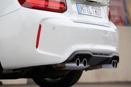 BMW M2 Coup, Endrohre