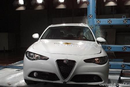 EuroNCAP-Crashtest 2016 Alfa Giulia
