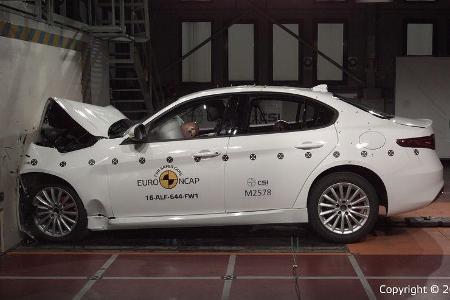 EuroNCAP-Crashtest 2016 Alfa Giulia
