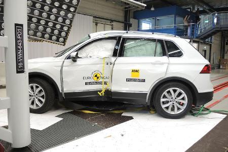 EuroNCAP-Crashtest 2016 VW Tiguan