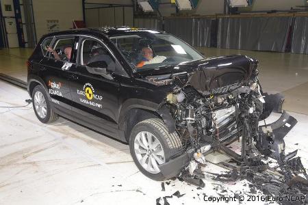 EuroNCAP-Crashtest 2016 Seat Ateca