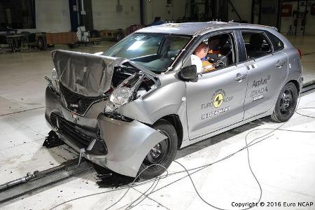 EuroNCAP Crashtest Suzuki Baleno