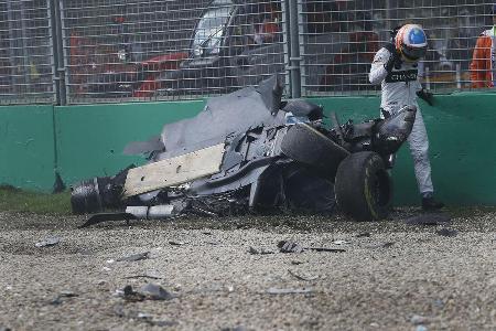 Fernando Alonso - GP Australien - Crash - 2016