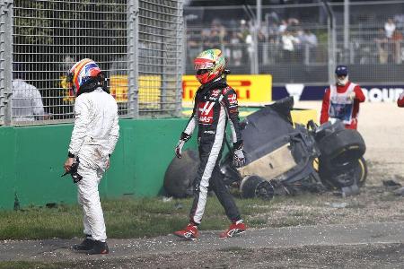 Fernando Alonso - GP Australien - Crash - 2016
