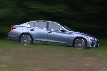 Infiniti Q50 S 3.5 V6 Hybrid, Seitenansicht