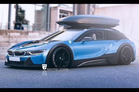 BMW i8 - Photoshop - Shooting Brake - Rain Prisk 2015
