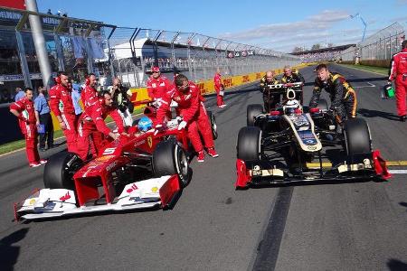 Alonso Grosjean GP Australien 2012