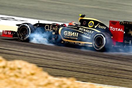 Romain Grosjean GP Bahrain 2012