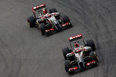 Grosjean & Maldonado - Lotus - GP Deutschland 2014