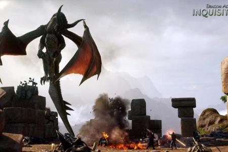 Ein Drache in Dragon Age: Inquisition.