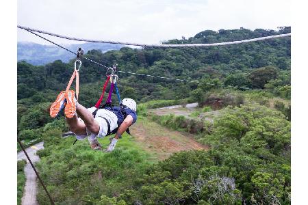 Den Urwald von Costa Rica muss man nicht unbedingt auf Schusters Rappen erkunden. Eine oder auch zwei Etagen höher geht es p...
