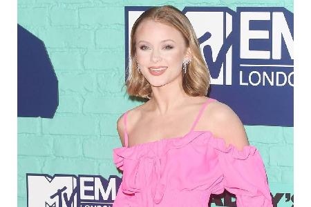 Zara Larsson war sogar ganz in Rosa.