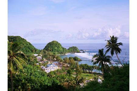 In Nachbarschaft zu den Cookinseln liegt Amerikanisch Samoa. Im Zweiten Weltkrieg hatte die Inselgruppe hohe strategische Be...