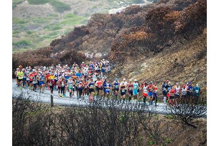 Der Two Oceans Marathon in Südafrika: Wie der Name schon sagt führt er am atlantischen und indischen Ozean vorbei. Das Probl...