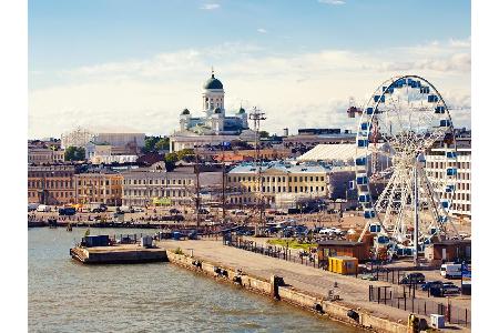 Knapp davor landet mit 95.6 Punkten Helsinki auf Rang neun. Auch die finnische Hauptstadt bekommt in zwei Kategorien (Stabil...