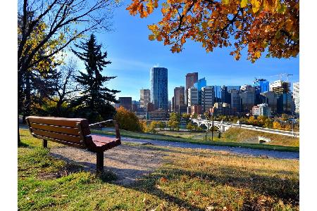...und zwar Calgary in Kanada. Stabilität, Bildungs- und Gesundheitswesen sind die Top-Kategorien der Großstadt. Nur 89.1 Pu...
