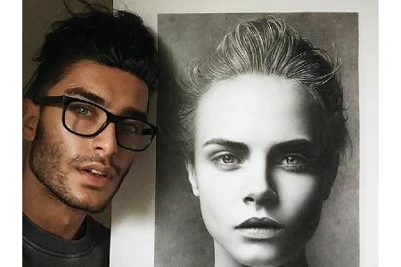 Toni Mahfud ist der Meister des Pinsels. Auf Instagram präsentiert der Hamburger seinen rund drei Millionen Followern aber n...