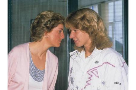 Bei einem Tennisturnier im legendären 