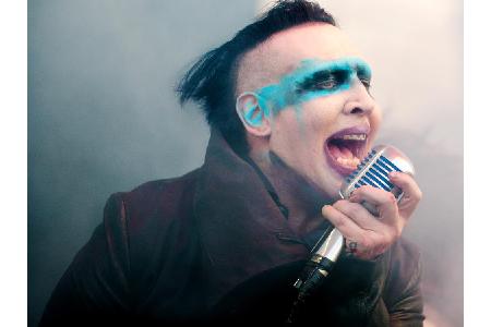 Auch Schock-Rocker Marilyn Manson steht auf hartes Zeug. Kein Wunder also, dass er mit 