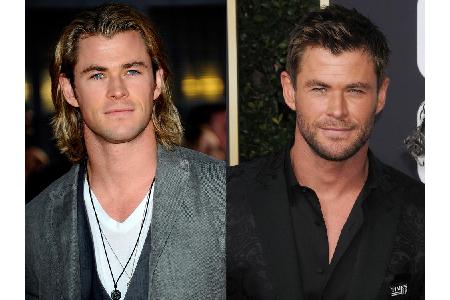 Auch Chris Hemsworth (34) ist der Typ Mann, der so gut wie alles tragen kann. Sei es die blonde Mähne im Jahr 2012 oder der ...