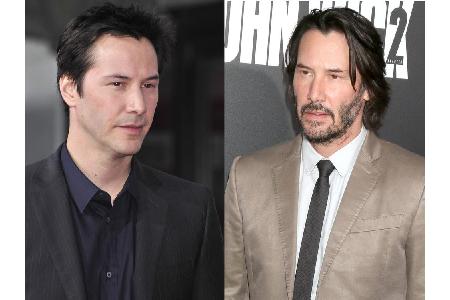 Gleiches gilt für Schauspieler Keanu Reeves (53). Während der Kandier 2008 noch auf einen konservativen Kurzhaarschnitt setz...