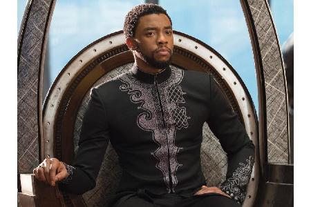 Chadwick Boseman (41) spielt T'Challa, der nach dem Tod seines Vaters, dem König von Wakanda, in seine Heimat zurückkehrt, u...