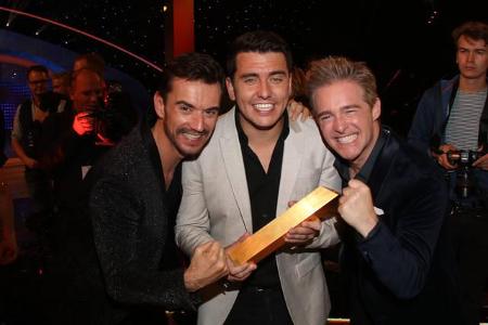 Nicht nur Gastgeber, sondern auch Preisträger: Florian Silbereisen durfte sich mit seiner Boyband Klubbb3 bei seiner eigenen...