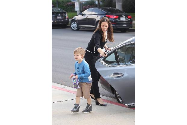 ...brachte Sohnemann Samuel und Tochter Violet mit. Trotzdem war dieser Sonntag etwas besonderes. Schließlich sah man Ben un...