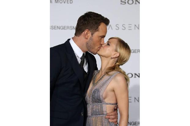 ...wahrscheinlich immer ein Geheimnis zwischen Chris Pratt und Anna Faris. Aber uns reichen die süßen Bilder von den Events ...