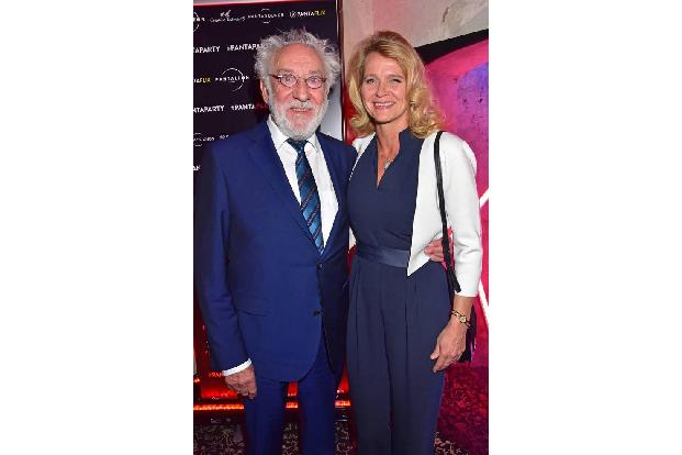 Zu Beginn der Pantaflix-Party im Berliner The Grand präsentierten sich Dieter Hallervorden und seine Partnerin Christiane Za...