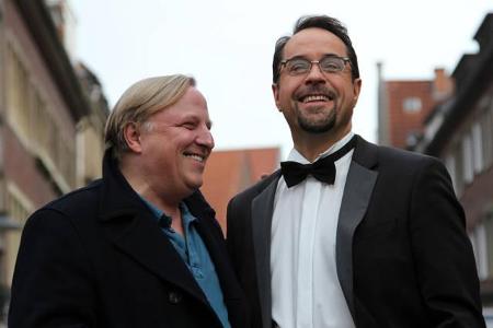 ...da die Münster-Ermittler Axel Prahl und Jan Josef Liefers beschwerten. Ihr Tatort gilt mit durchschnittlich rund 13 Milli...
